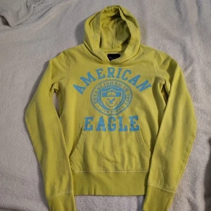 Women's Y2K American eagle outfitters hoodie neon yellow Size XS Vintage - Picture 1 of 6