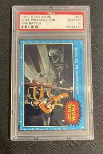 1977 Topps Star Wars Luke Prepares For The Battle #47 PSA 10 GEM MINT - Picture 1 of 2