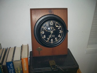Original 1943 Segunda Guerra Mundial Chelsea US Navy Mark 1 Reloj de Cubierta, Excelente  Foto 1 de 4