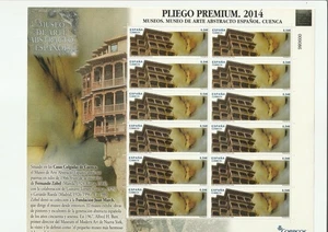 España Pliego Premium 3 2014 Museo de Cuenca Casas Colgadas Abstracto MNH - Picture 1 of 1