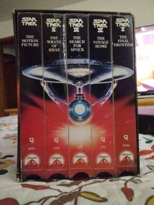 1991 Star Trek The Movies 25th Anniversary VHS Box Set - 5 VHS - Picture 1 of 1