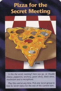 Pizza for the Secret Meeting - Assassins - Illuminati - Imagen 1 de 6