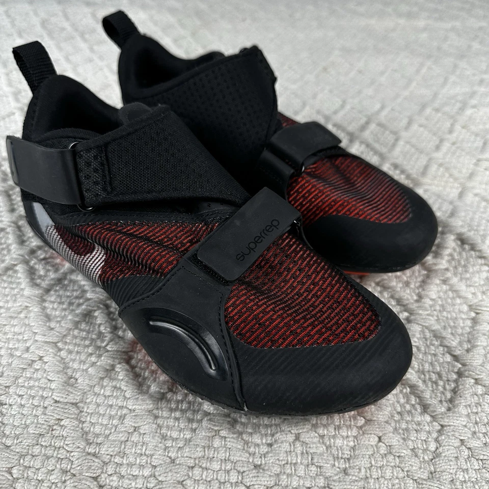 NIKE SuperRep Negro Hyper Carmesí Plateado Interior Zapatos de Ciclismo NUEVO Para Mujer Talla 7 Foto 1 de 4