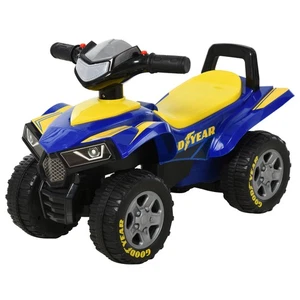 Kids Quad Goodyear Ride-On Toddlers Walker Lights Horn Blue Yellow 18-36 Months - Picture 1 of 9