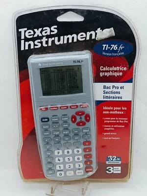 Calculatrice graphique Texas Instruments TI-76 / Neuf - Photo 1/4
