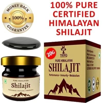 100% Pure Himalayan Shilajit Soft Resin Lab Certified Extreme Potent Fulvic Acid