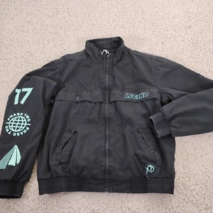 The Weeknd XO Jacket Mens Small Black Starboy Legend Hip Hop Rap 2017 World Tour - Picture 1 of 17