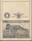 GIBRALTAR - 1938 SCARCE ILLUSTRATED LETTERCARD. SOME FOXING, TONED GUM. UNUSED