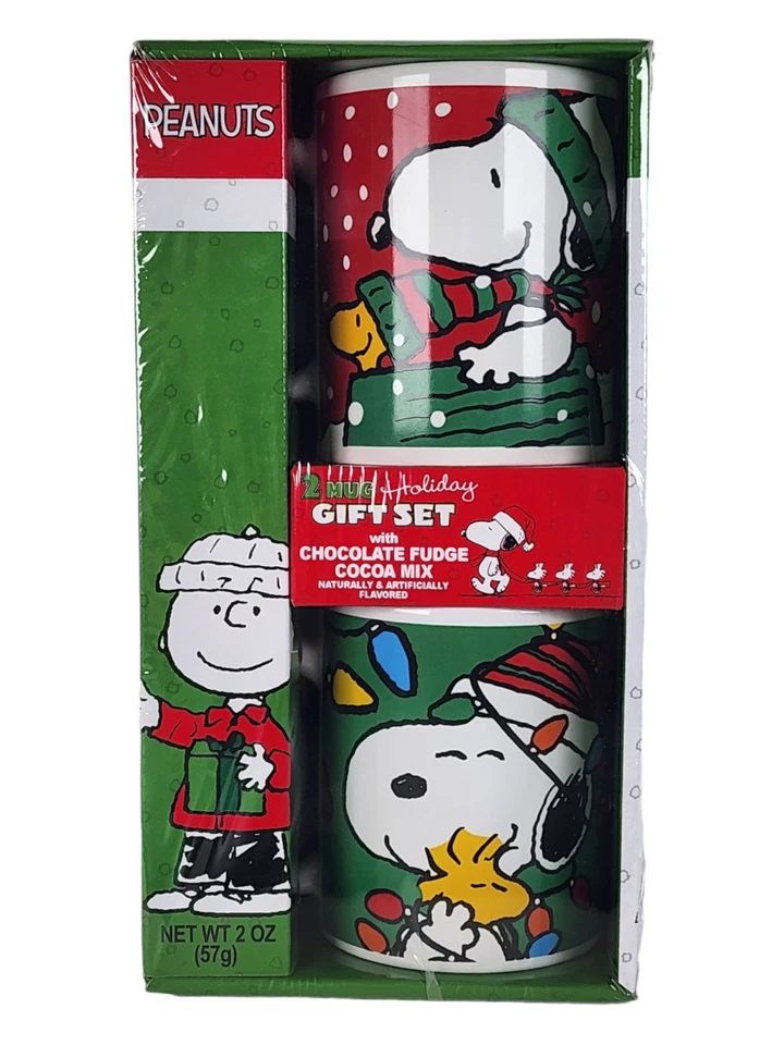 Peanuts Snoopy Woodstock Christmas Coffee Mug Galerie Hot Chocolate Bar Holiday