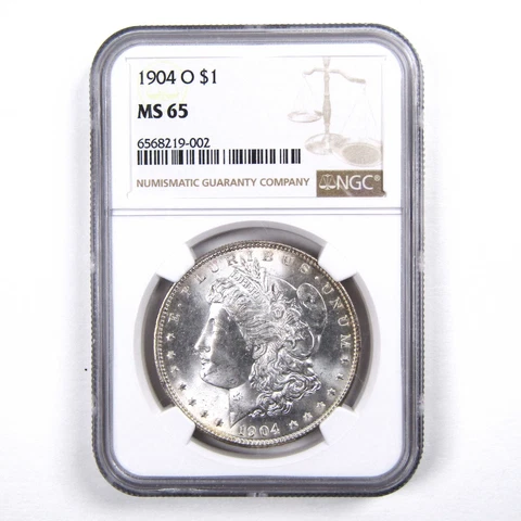 1904 O Morgan Dollar MS 65 NGC 90% Silver Uncirculated SKU:I3578 Cover