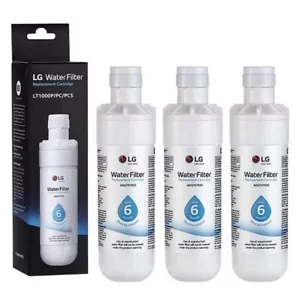 3PACK LG-LT1000P ADQ747935 Genuine Refrigerator Water Filter Replacement NEW - Picture 1 of 8