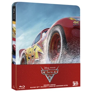 PELICULA BLURAY+3D DISNEY CARS 3 EDICION METALICA STEELBOOK PRECINTADA - Imagen 1 de 12