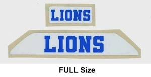 NOS Detroit Lions Throwback Team Name Bumper Decals for Riddell VSR-4 1 - Picture 1 of 1