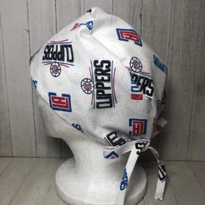 Los Angeles Clippers Unisex Tie-Back Surgical Scrub Cap for Men/Women, Medical - Picture 1 of 2