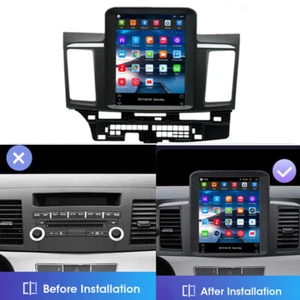 9.7" Vertical Car Stereo Radio GPS Navigation WiFi For 2007-17 Mitsubishi Lancer - Picture 1 of 12