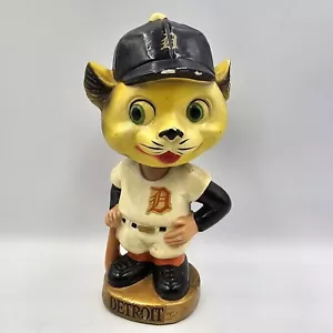 1960s Detroit Tigers Mascot Nodder Bobblehead 1967 Gold Base Sports Specialties - Bild 1 von 10