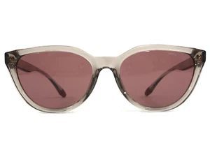 Armani Exchange Sunglasses AX4130SU 824069 Transparent Tundra with Violet Lenses - Picture 1 of 11