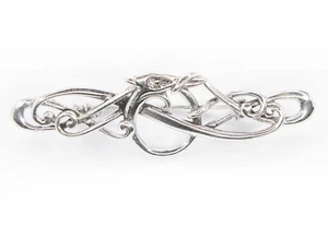 Thialtan Vikingo Dragón Broche 925er Plata Símbolo Joya Nuevo - Imagen 1 de 1