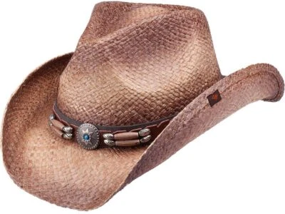 Sombrero de Vaquero Peter Grimm Ltd Unisex Contrabando Paja Marrón Talla Única,  Foto 1 de 2