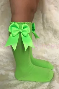 PERFETTE PRINCESS Calzini al ginocchio verdi giorno San Patrizio. Neonato/ragazza/irlandese - Foto 1 di 1