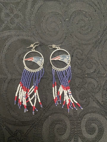 new england patriots earrings Cover