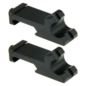 2 PCS 45 Degree Angle Offset 20mm Picatinny Weaver Rail Mount - Picture 1 of 4