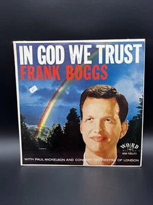 In God We Trust Frank Boggs LP Vinyl Record - Foto 1 di 6