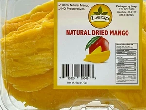 Mango Dried Fruit, 1 tube of 8 oz (170g) "PACK OF 2 UNITS 16 oz" NEW - Picture 1 of 4