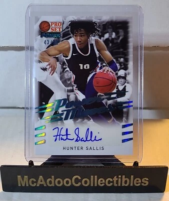 Hunter Sallis 2022 Pro 套装 Power 青铜亲笔签名 冈萨加斗牛犬 /99 — 第 1/2 张图片