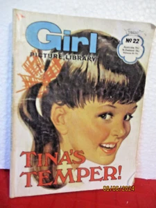 GIRL Picture Library #22 TINA'S TEMPER 1985 vintage comic Julio Bosch - Picture 1 of 4