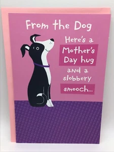 Hallmark Happy Mother’s Day Card MOM FROM THE DOG 8x5.5 - Picture 1 of 2