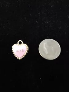 CIONDOLO CIONDOLO BRACCIALE AMORE CUORE IN SMALTO ROSA - Foto 1 di 2