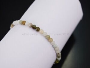 Beads Stretchy Bracelet Reiki Chakra Handmade 4mm Mixed Natural Gemstone Round