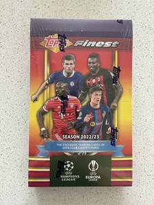 2022-23 Topps Finest Flashbacks UEFA Club Competitions Hobby Box Ships TODAY