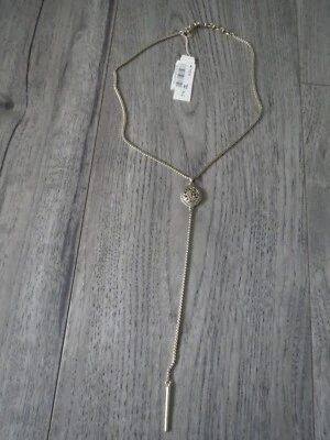 Collar Lariat Flor Recortada Tono Dorado Marca Lucky, Nuevo con Etiquetas Foto 1 de 3