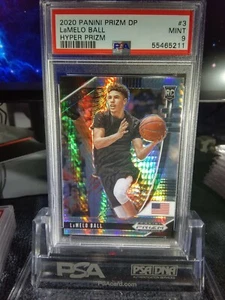 2020 Prizm DP Lamelo Ball RC Hyper Silver Prizm PSA 9 (Regrade) Mint! *RARE* - Bild 1 von 2