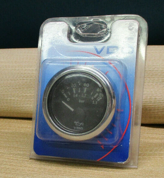 VDO 80 PSI Pressure Gauge V35041103 12V - Image 1 of 3