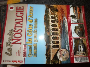 30DN Revue Le Train Nostalgie + DVD n°6 X 2800/ Dossier Cote d'Azur / Fermeture  - Imagen 1 de 1