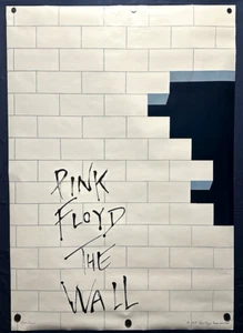 Póster promocional raro 1979 Pink Floyd The Wall Record Store exhibición 33"x48" casi nuevo- - Imagen 1 de 14