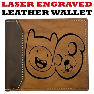 Finn & Jake - Adventure Time Leather Wallet Bifold Premium Quality NEW - Picture 1 of 5
