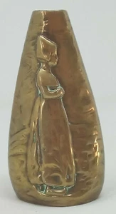 PETER TERESZCZUK Dutch Girl Vase Bronze 13cm - Picture 1 of 8