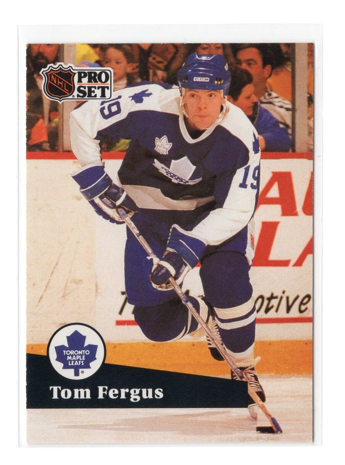 Hockey Card - 1992 Tom Fergus 234 - Toronto Maple Leafs NHL Pro Set 1991-92 - Image 1 of 1