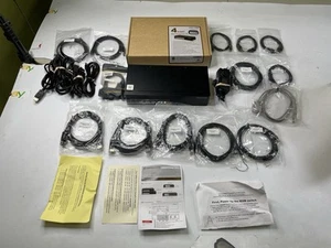 ConnectPRO UDP2-14AP - 4 Port DisplayPort Dual Monitor KVM switch w/ Accesories - Picture 1 of 14