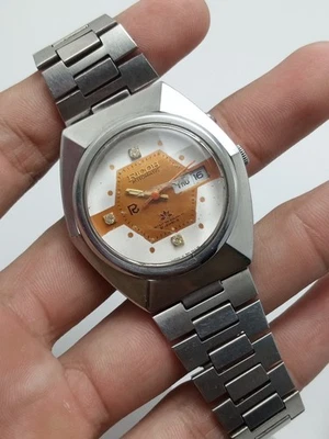 Reloj para hombre RICOH automático esfera de dos afinaciones 061537 día/fecha vintage Foto 1 de 4