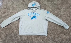 Felpa con cappuccio Pro Standard Detroit Lions taglia 2XL-3XL logo rialzato - Foto 1 di 12