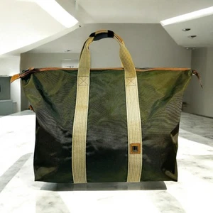Dunhill Olive Green Nylon Vintage Boston Bag - Pre-Owned - Picture 1 of 16