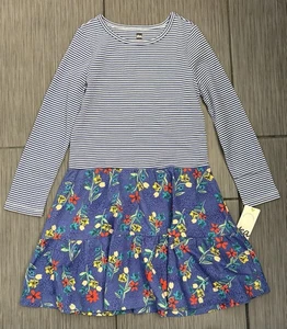 Tea Collection Girls Tiered Skirted Twirl Dress Size 8 Alpine Wildflowers NWT - Picture 1 of 5