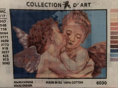 Collection D Art Printed needlepoint canvas 30x40  Cm  Canvas Only - Image 1 of 4