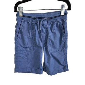 Oshkosh Boys 5 Elastic Waist Chino Shorts Slate Blue Casual Basic Cotton Blend - Picture 1 of 5