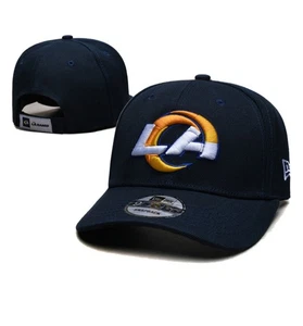 LOS ANGELES RAMS TWO-TONE ADJUSTABLE HAT MVP AUTHENTIC NFL FOOTBALL TEAM CAP NEW - Picture 1 of 2